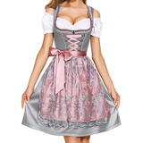 Naisten Mini Dirndl-mekko - Perinteinen Oktoberfest-muotoilu - Juhlavampi Trachten-mekko
