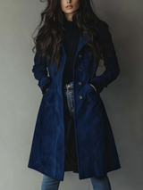 Naisten Klassinen Trenchcoat Vintage-tyyli
