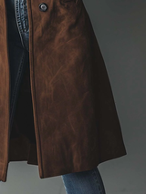 Naisten Klassinen Trenchcoat Vintage-tyyli