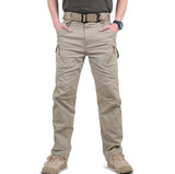 Miesten tactical cargo housut ulkoiluun useilla taskuilla