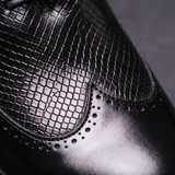 Miesten oxford kengät wingtip brogue-koristelulla ja pehmustetulla pohjalla