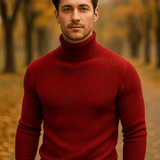 Alfard Polo - Italialainen Villapaita Miehille - Tyylikäs & Mukava - EmiyoSuomi - Villapaita Miehet