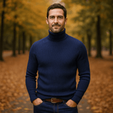 Alfard Polo - Italialainen Villapaita Miehille - Tyylikäs & Mukava - EmiyoSuomi - Villapaita Miehet