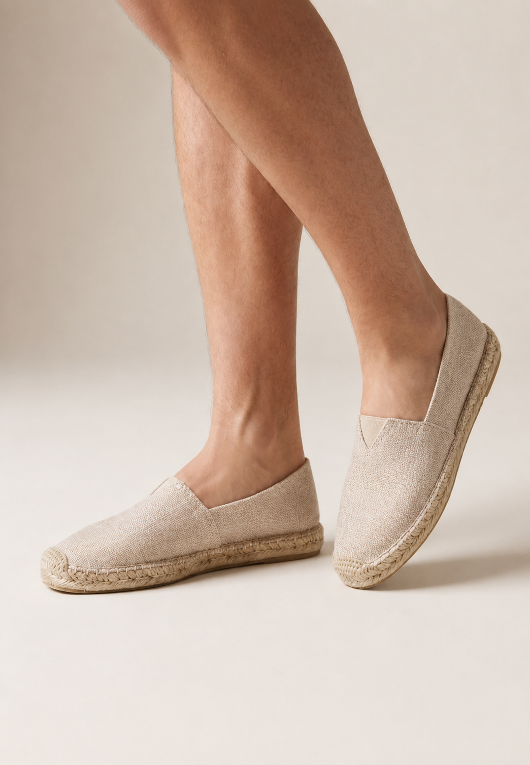 Miesten slip-on kengät | Juutti pohja, nilkka suljettu