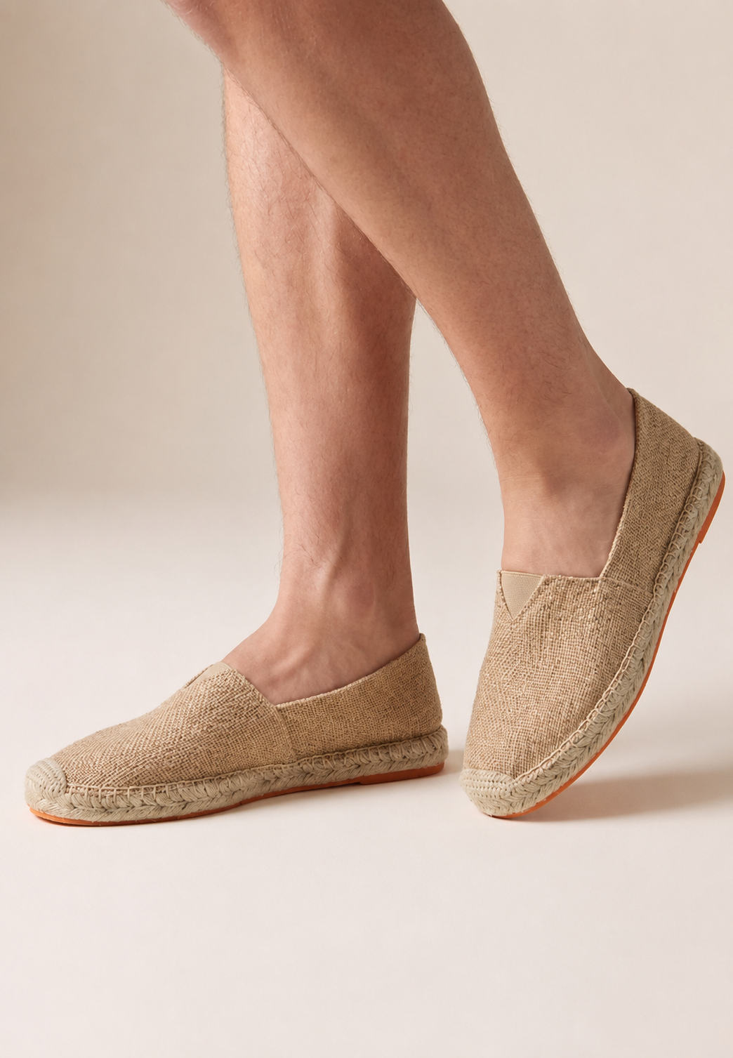 Miesten slip-on kengät | Juutti pohja, nilkka suljettu