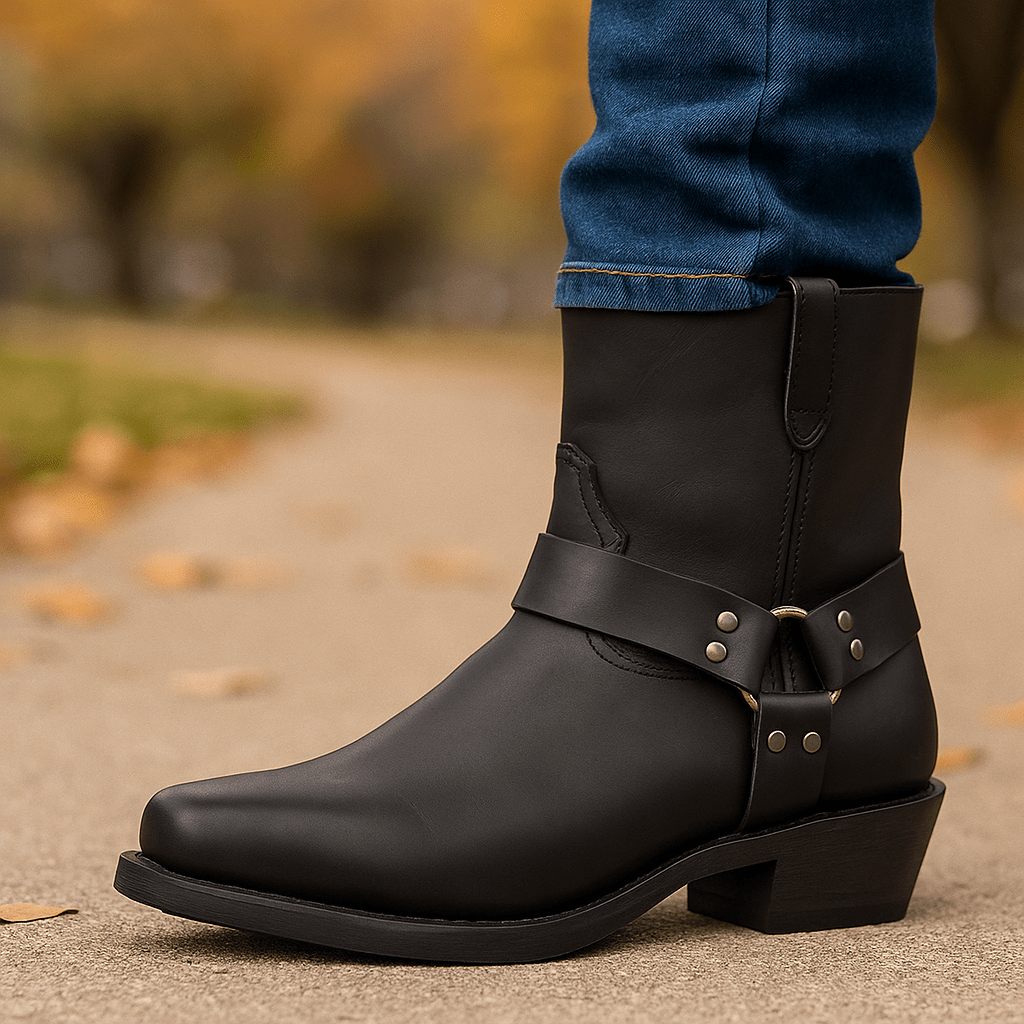 Andrew - Cowboy Saappaat Western - Kestävä Mukavuus - Tyylikäs Kestävyys - EmiyoSuomi - Saappaat Nainen