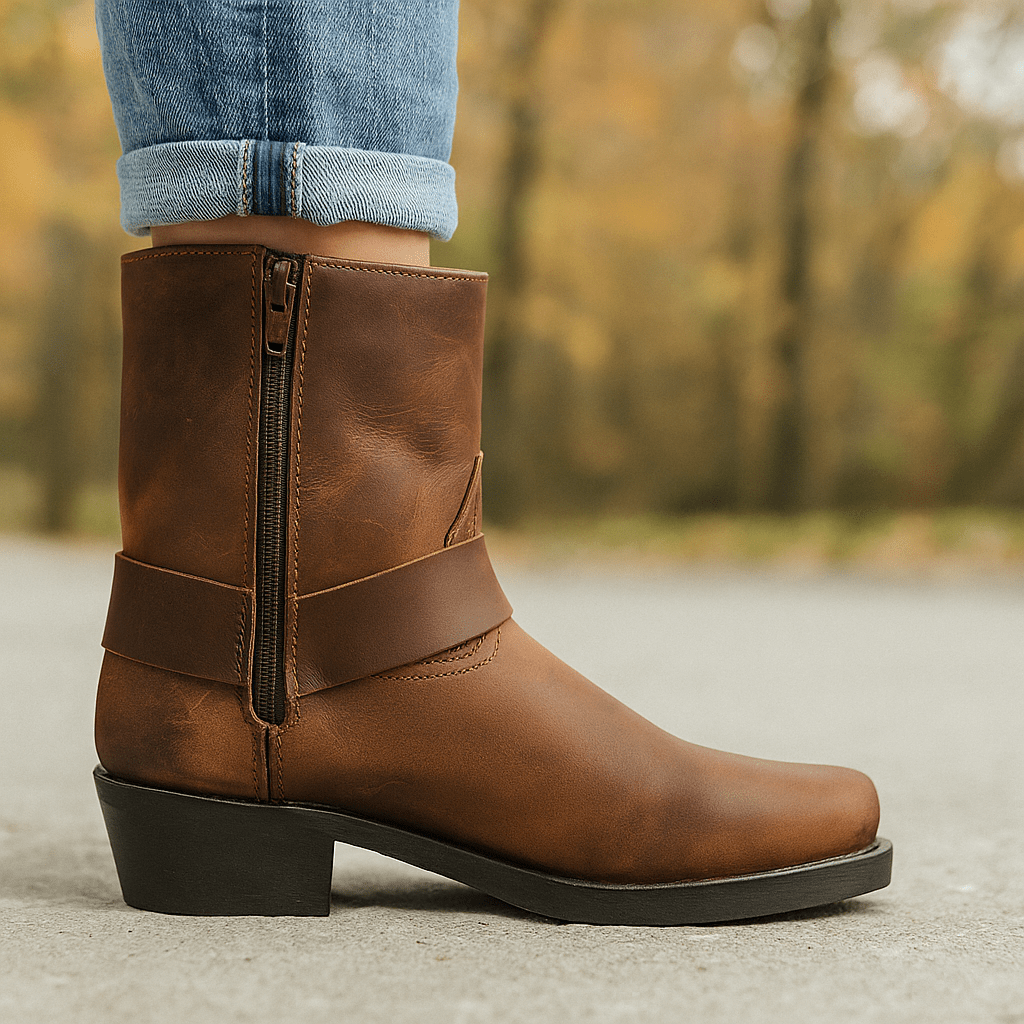Andrew - Cowboy Saappaat Western - Kestävä Mukavuus - Tyylikäs Kestävyys - EmiyoSuomi - Saappaat Nainen