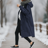 Angelica - Muotitrenssi Pitkässä Tyylissä - Elegantti & Ajaton Ulkoasu - EmiyoSuomi - Takki Nainen