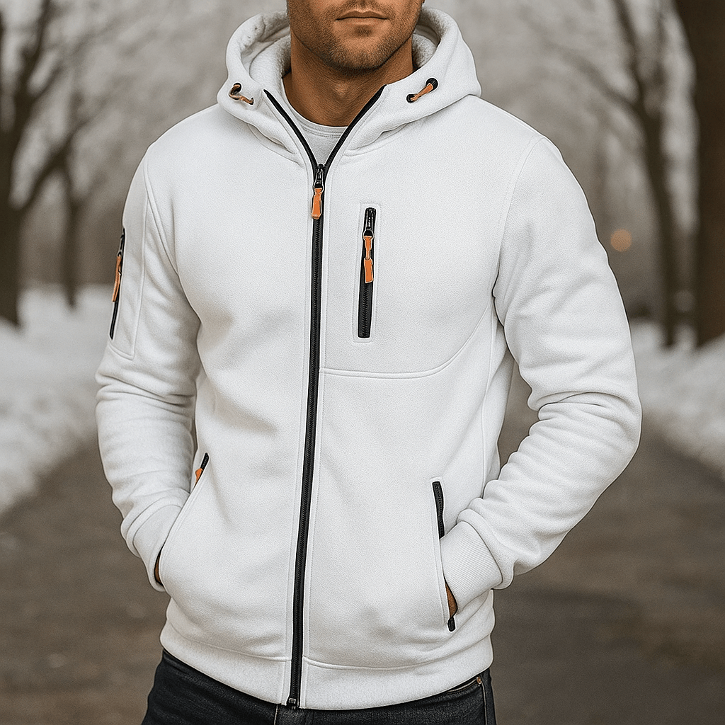 Arlo - Vedenpitävä Takki Hupulla Miehille - Mukavuus & Tyyli - EmiyoSuomi - Takit - Miehet