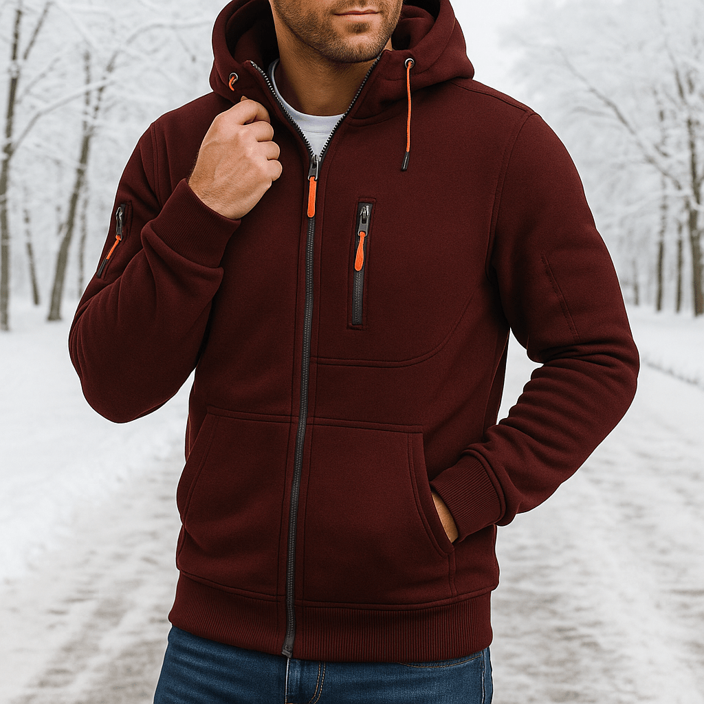 Arlo - Vedenpitävä Takki Hupulla Miehille - Mukavuus & Tyyli - EmiyoSuomi - Takit - Miehet