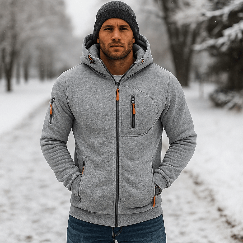 Arlo - Vedenpitävä Takki Hupulla Miehille - Mukavuus & Tyyli - EmiyoSuomi - Takit - Miehet