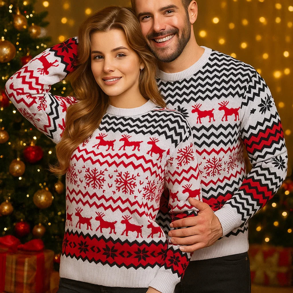 Alicja – Värikäs Joulusweater – Uniikki – Laadukas – Tyylikäs