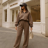 Corvessa - Dames trainingspak - Comfortabele pasvorm - Minimalistische stijl