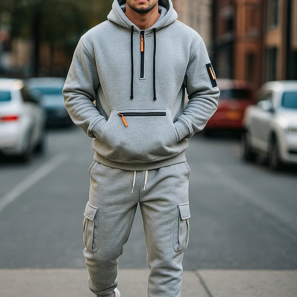 Herren Kapuzenpullover - Kapuzenpullover - Cargo-Hosen - Winter