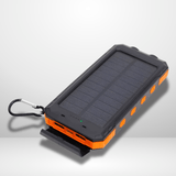 Aurinkokäyttöinen Power Bank LED - taskulampulla - EmiyoSuomi - Leirintäalue