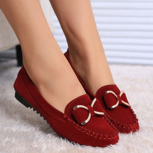 Frosted Bowknot Loafers - Printemps - Kumi vivano-warszawa