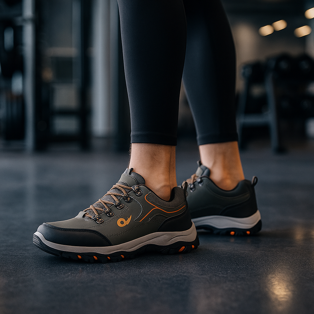 남성용 등산화 - 방수 - 야외활동용 - 미끄럼 방지 밑창 - 통기성