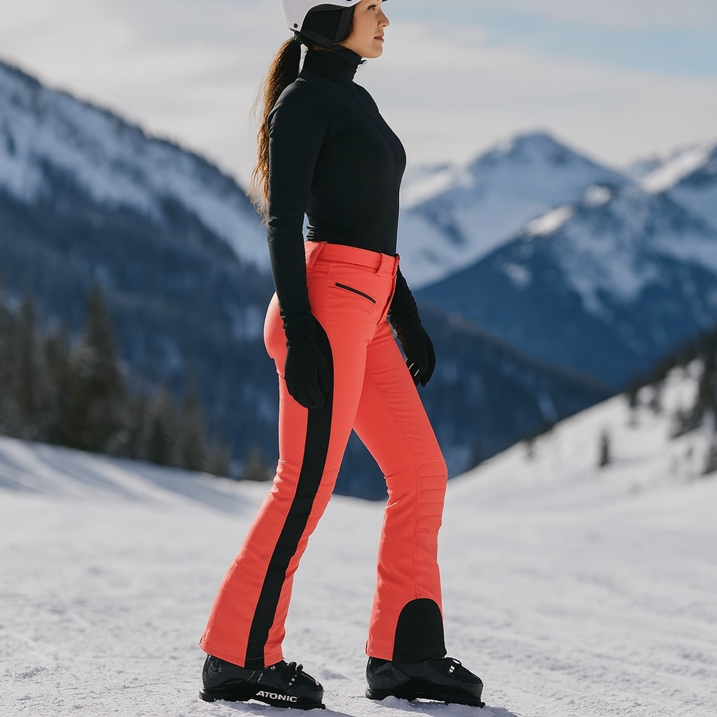 Dame slim fit vinter skibukser