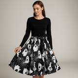 Benedetta - Elegant Pitkähiha Kostyymi Mekko - Mukava Design - EmiyoSuomi - Halloween