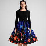 Benedetta - Elegant Pitkähiha Kostyymi Mekko - Mukava Design - EmiyoSuomi - Halloween