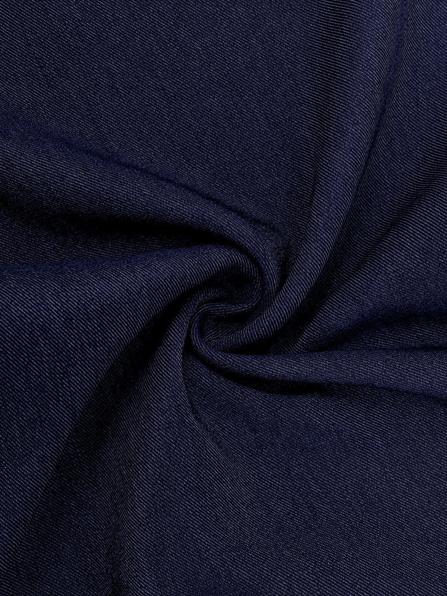 Denimkomero | Leveät lahkeet, pitkät hihat, seisova kaulus