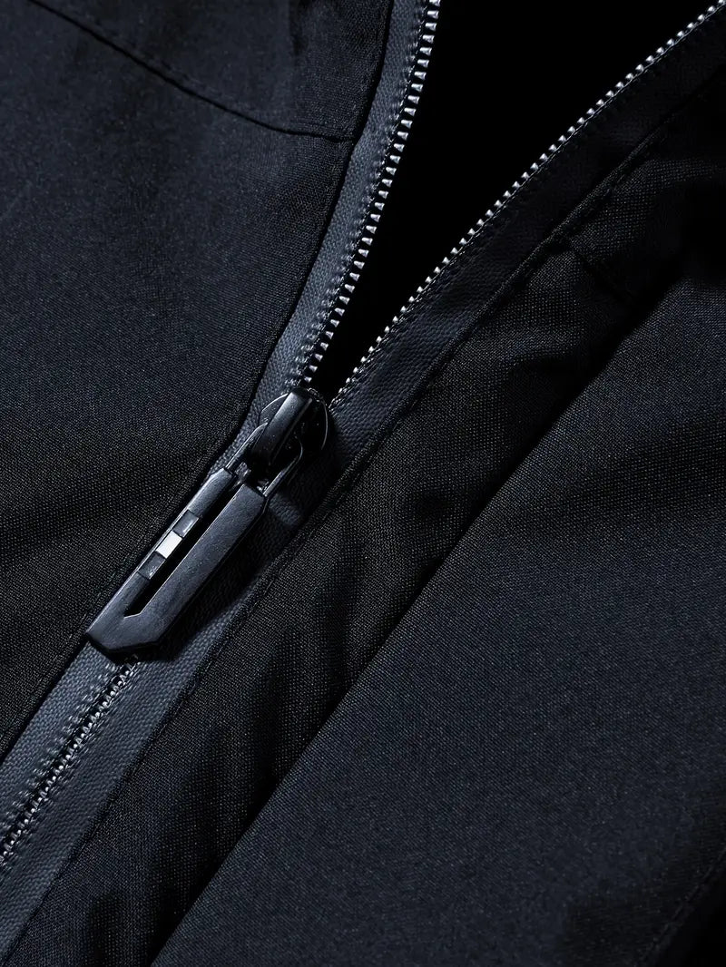 Miesten vedenpitävä hupullinen parka untuvatakit regular fit talvitakki