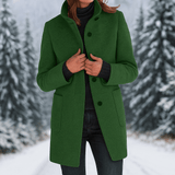 Camille - Tyylikäs naisten takki korkealla kauluksella - Tyylikäs lämpö - EmiyoSuomi - Takki Nainen