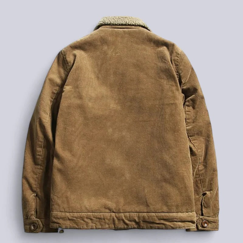 Miesten Takki | Sametti, Fleece-vuori, 3 Taskua