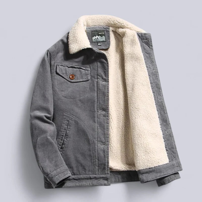 Miesten Takki | Sametti, Fleece-vuori, 3 Taskua