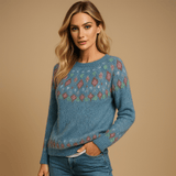 Carlotta - Lämmin Neulepaita Talveksi - Mukavuus ja Tyylikkyys - EmiyoSuomi - Neulepusero Nainen