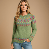 Carlotta - Lämmin Neulepaita Talveksi - Mukavuus ja Tyylikkyys - EmiyoSuomi - Neulepusero Nainen