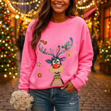 Cassandra - Jouluneule - Pyöreä Kaula - aukko - Lämmin & Tyylikäs - EmiyoSuomi - Joulupuserot