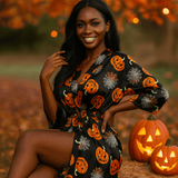 Cecilia Halloween - puku - Kurpitsakuosi - Uniikki & Hauska Naamiaisasu - EmiyoSuomi - Halloween