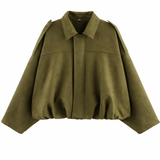 Bombertakki | Naisten Oversized | Khaki, Crème, Ruskea