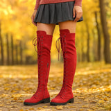 Dame Yli - polven saappaat - Nauha - design - Kestävä Profiili - Stilla - EmiyoSuomi - Saappaat Nainen