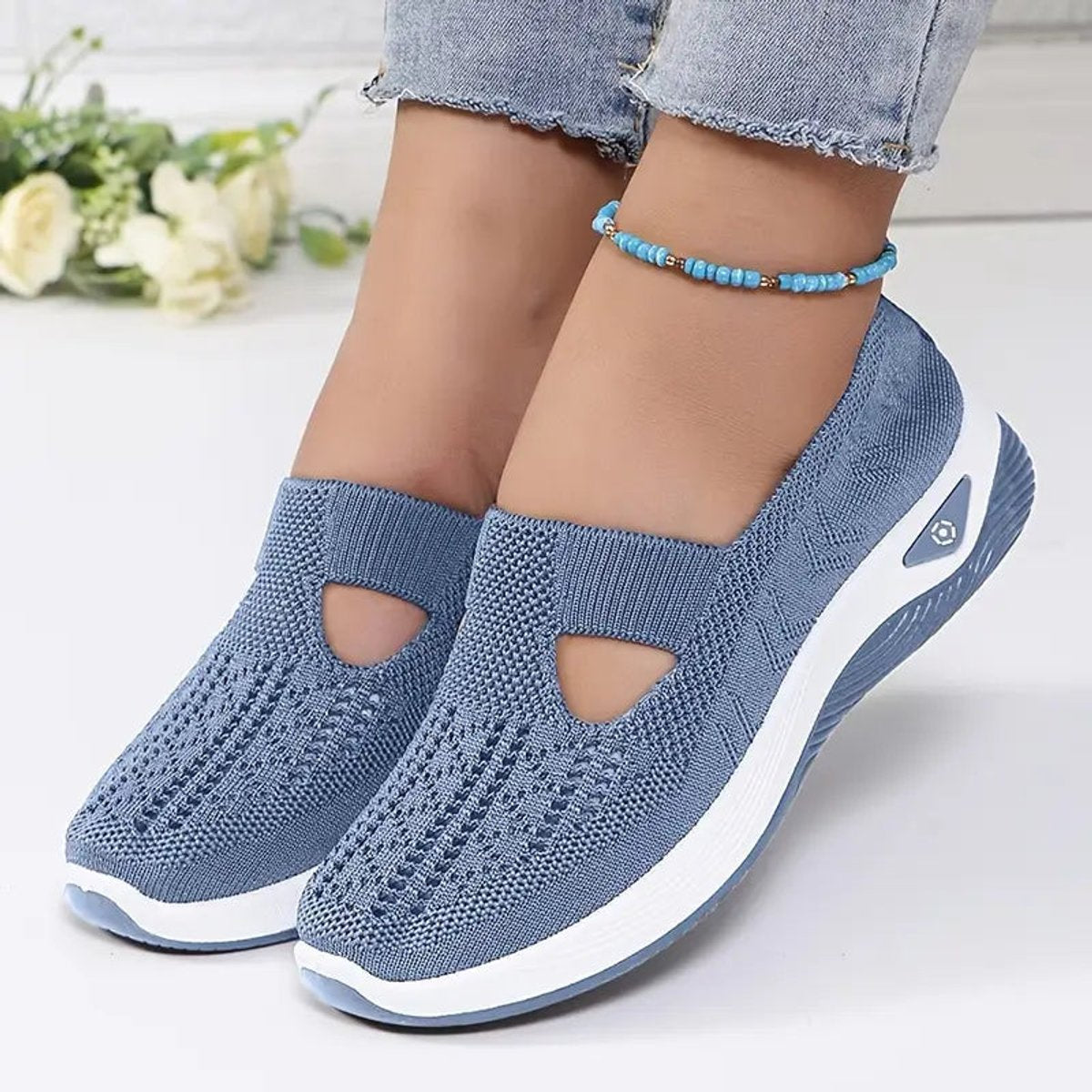 Naisten Ortopeidiset Hengittävät Slip-On Mukavat Sandaalit
