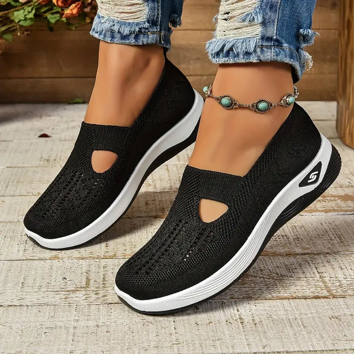 Naisten Ortopeidiset Hengittävät Slip-On Mukavat Sandaalit