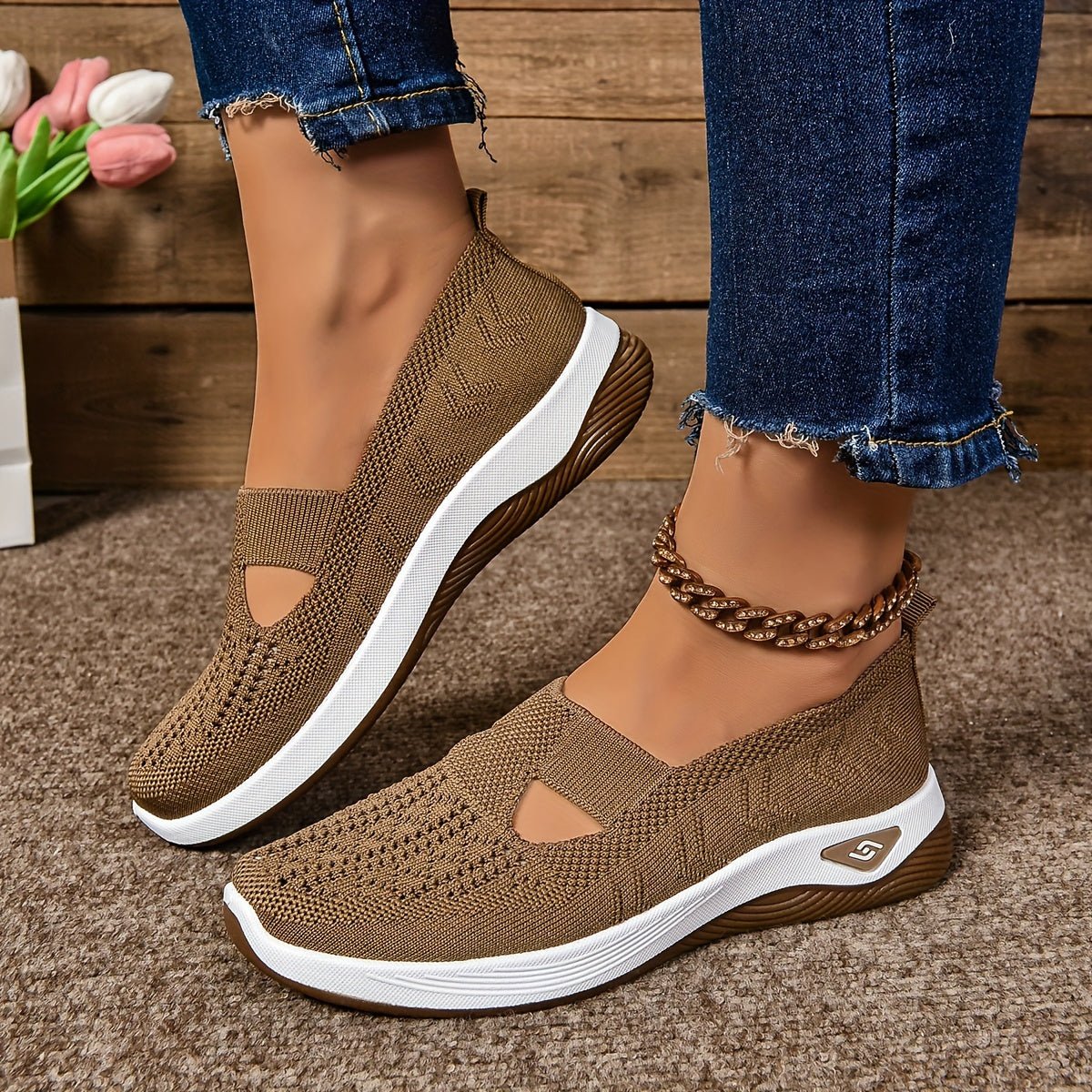 Naisten Ortopeidiset Hengittävät Slip-On Mukavat Sandaalit