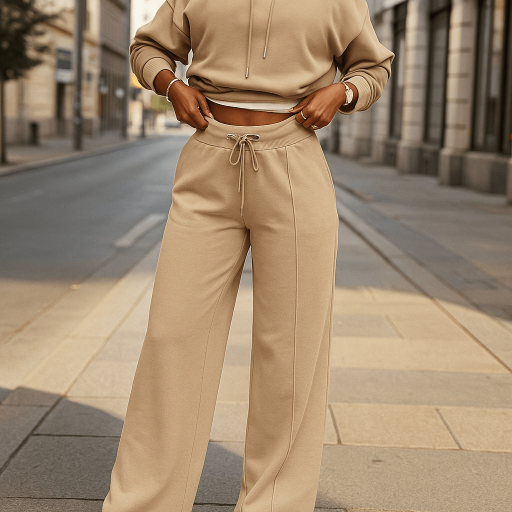 Dina - Tyylikäs kaksiosainen collegepuku - Naisille - EmiyoSuomi - Verkkapuku