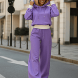 Dina - Tyylikäs kaksiosainen collegepuku - Naisille - EmiyoSuomi - Verkkapuku