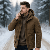 Dominic - Talvitakki - Lämmin, Vedenpitävä & Tyylikäs Mukavuus - EmiyoSuomi - Takit - Miehet