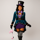 Donatella - Kevyt ja hengittävä Halloween noita puku - Mukava ja tyylikäs - EmiyoSuomi - Halloween