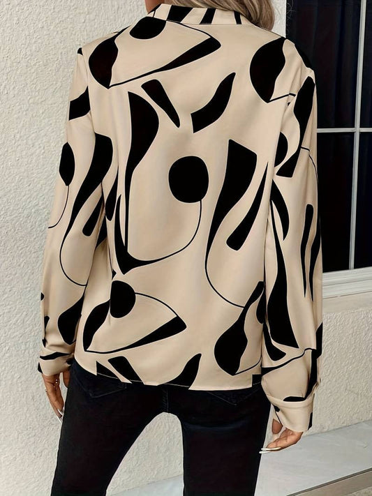 Tyylikäs Blouse Élégante - Arkinen Rentouttava Tyyli-Kesäasut-EmiyoSuomi
