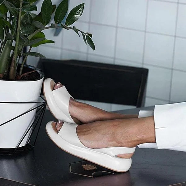 Naisten - Rentot Peep-Toe-Sandaalit - Mukavat ja tyylikkäät - Ihanteelliset kesäksi-Sandaalit-EmiyoSuomi