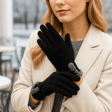 Elegance Talvi Kosketusnäyttöhanskat – Mukavuus & Tyyli - EmiyoSuomi - Lämmitettävät käsineet