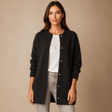 Elegantti neuletakki - Tyylikäs mukavuus - Ajaton muotoilu - EmiyoSuomi - Neulepusero Nainen