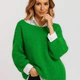 Elegantti neuletakki - Tyylikkäät yksityiskohdat - Uniikki detalji - EmiyoSuomi - Neuleet