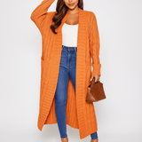 Ella Lang Cardigan - Vaatteet ja Mukavuus - Tyylikäs ja Pehmeä - EmiyoSuomi - Neuleet