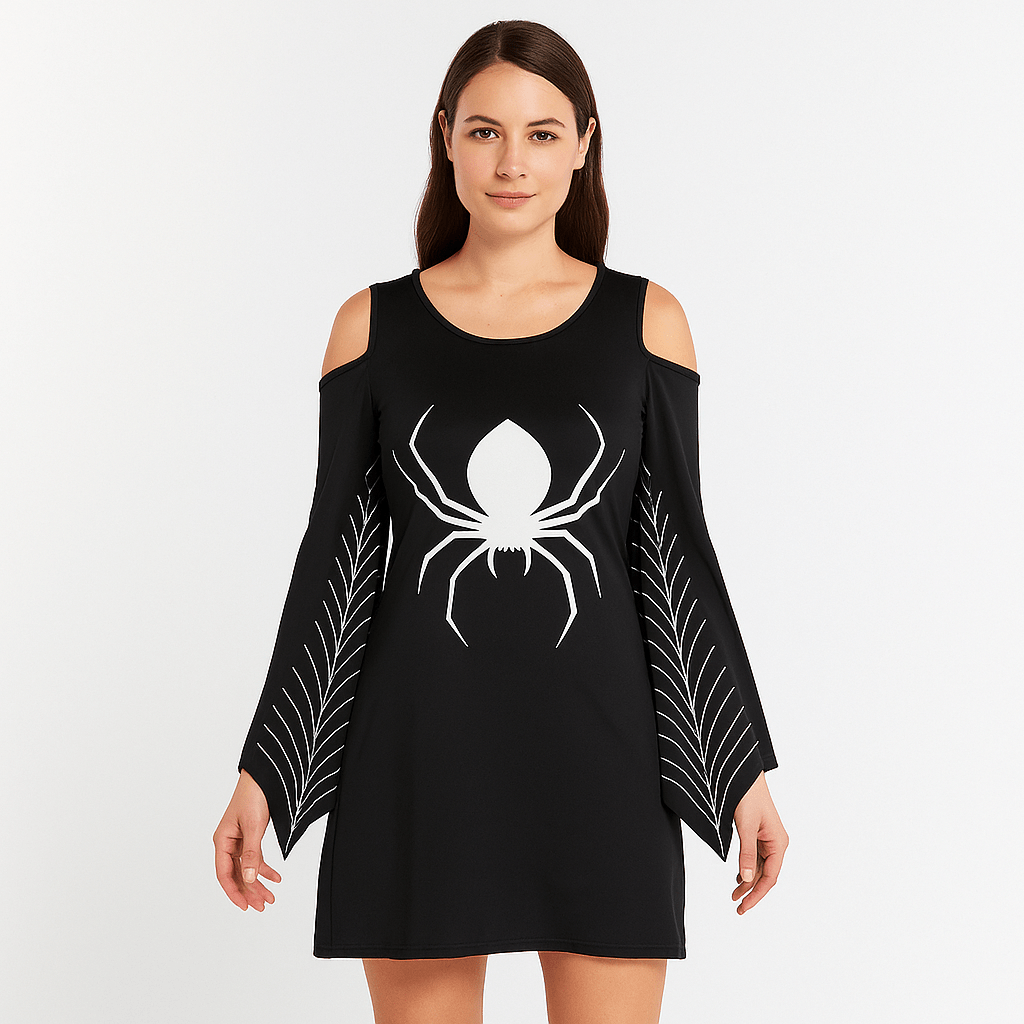 Erica Mini Goottinen Mekko - Halloween Puku - Vahva Tyyli - EmiyoSuomi - Halloween