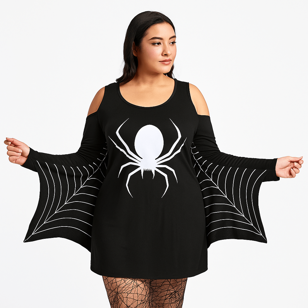 Erica Mini Goottinen Mekko - Halloween Puku - Vahva Tyyli - EmiyoSuomi - Halloween